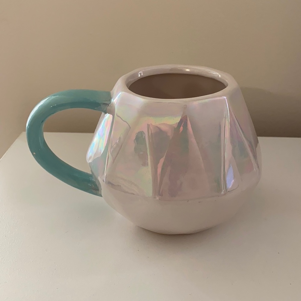 Diamond ring style mug